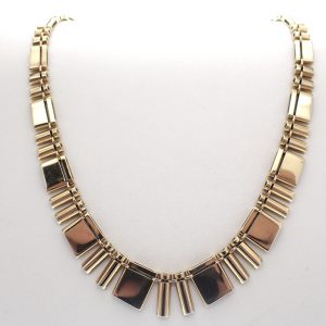 gouden dames collier uniek