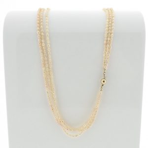 parelcollier met siersluiting