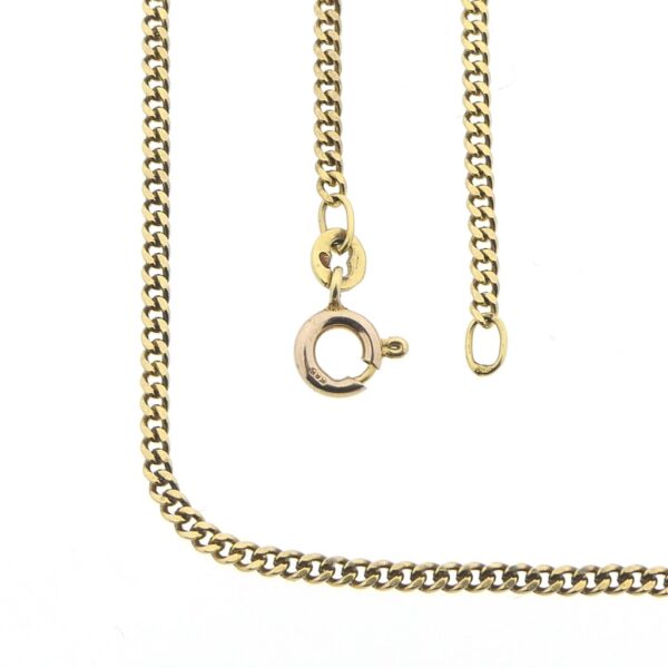 14 karaat geelgouden gourmet schakel ketting