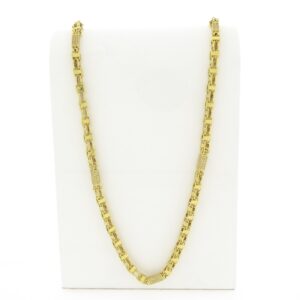 14 karaat gouden magnum schakel ketting