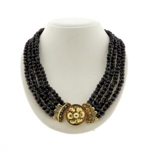 gouden granaten collier