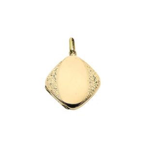 Vintage 14 karaat roségouden medaillon hanger