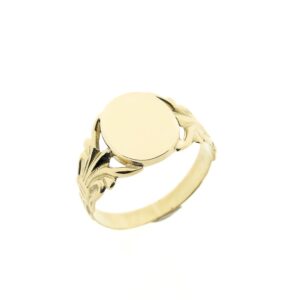 Vintage 8 karaat zegelring